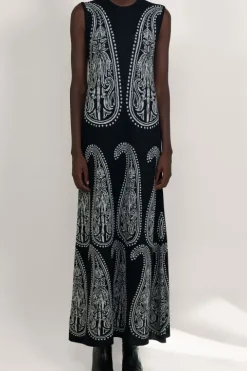 Air Of Mystery Midi Dress