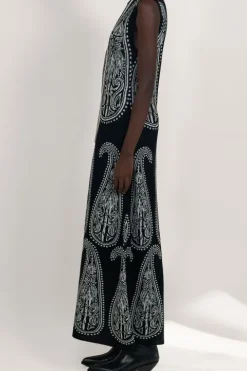 Air Of Mystery Midi Dress