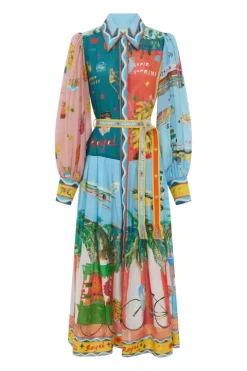 All Aboard Shirtdress