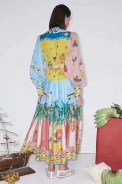 All Aboard Shirtdress