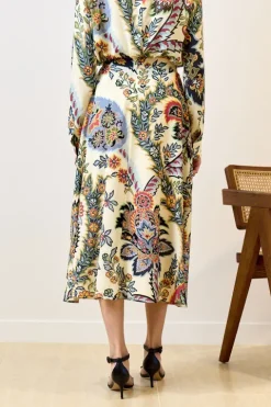 Botanical Midi Skirt