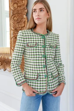 Check Jacquard Jacket