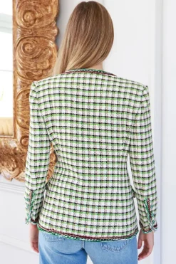 Check Jacquard Jacket