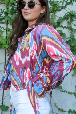 Domino Ikat Jacket - FINAL SALE
