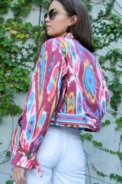 Domino Ikat Jacket - FINAL SALE