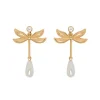 Double Wing Dragonfly Earring