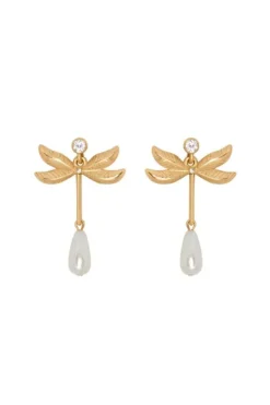 Double Wing Dragonfly Earring