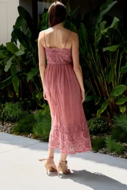 Drea Embroidery Sleeveless Dress