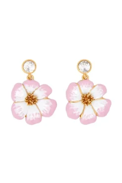 Enamel Flower Earring