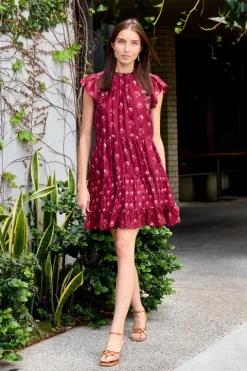 Famke Flutter SLV Tunic Dress