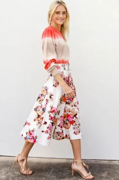Floral Circle Skirt - FINAL SALE