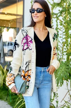 Flower Print Cardigan - FINAL SALE