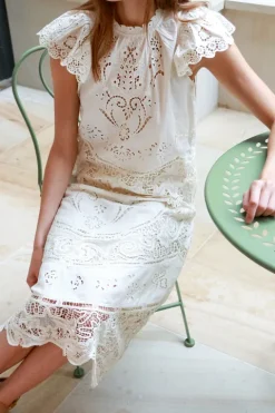Gianna Lace Midi Skirt