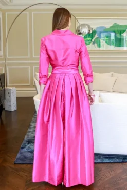 Julip S/S Belted Gown