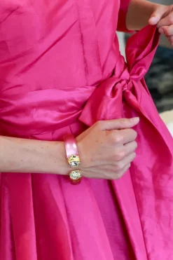 Julip S/S Belted Gown