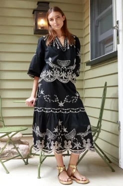 Kingsley Embroidery L/SLV Blouse