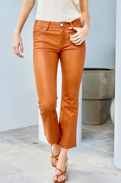 Le Crop Mini Boot Leather