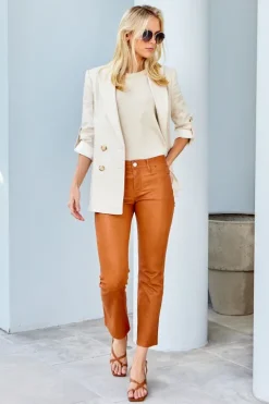 Le Crop Mini Boot Leather