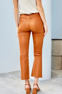 Le Crop Mini Boot Leather