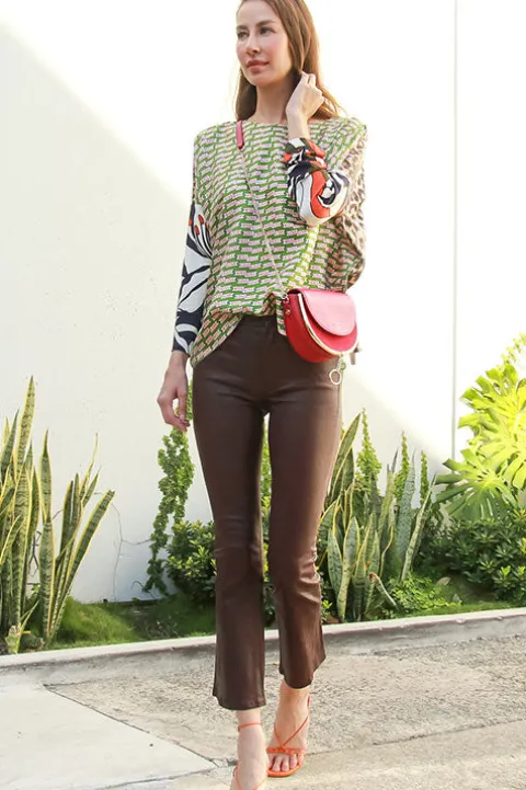 Le Crop Mini Boot Leather