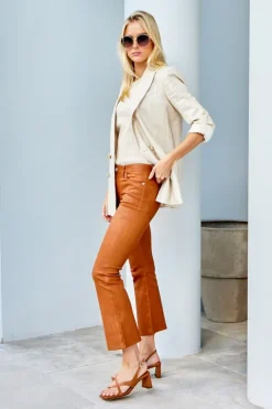 Le Crop Mini Boot Leather