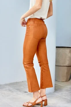 Le Crop Mini Boot Leather