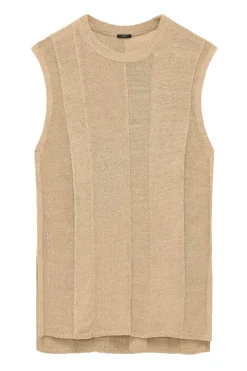 Linen Blend Knit Tank