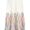 Paisley Print Cotton Skirt