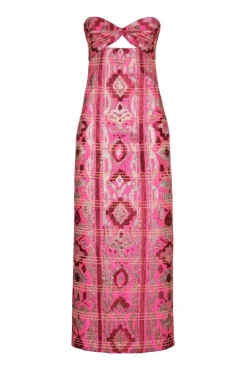 Powerful Stitches Ankle Dress