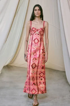 Powerful Stitches Ankle Dress