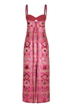 Powerful Stitches Ankle Dress