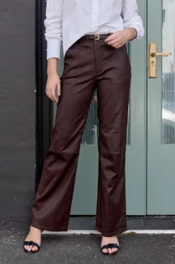 Relaxed Leather Trouser