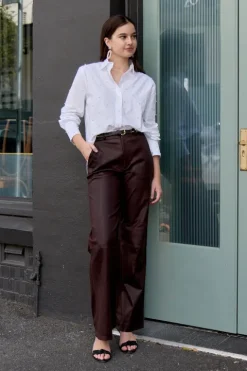 Relaxed Leather Trouser