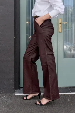 Relaxed Leather Trouser