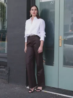 Relaxed Leather Trouser