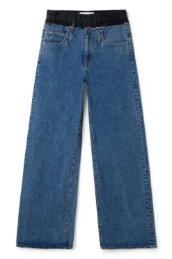 Re-Worked Eva Double Waistband Jean