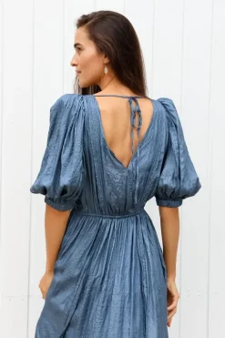 Roberta Silk L/SLV Dress - FINAL SALE
