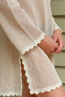 Sally Crochet L/SLV Mini Dress