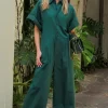 Sateen Jumpsuit - FINAL SALE