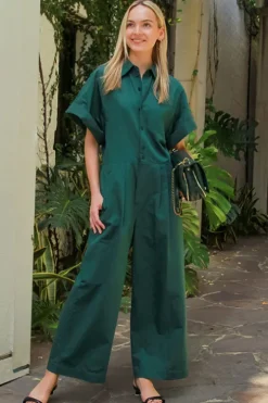 Sateen Jumpsuit - FINAL SALE