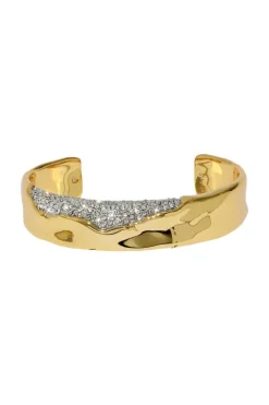 Solanales Crystal Cuff Bracelet