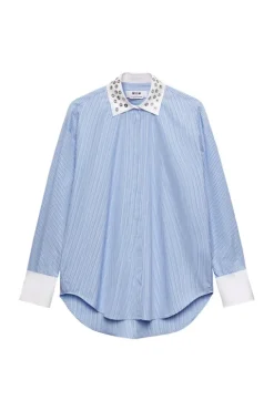 Studded Poplin Shirt