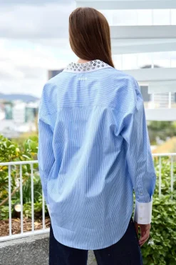 Studded Poplin Shirt