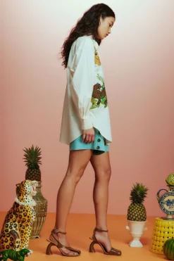 Tiger Embroidered Shirt