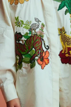 Tiger Embroidered Shirt