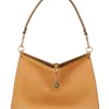 Vela Medium Leather Shoulder Bag
