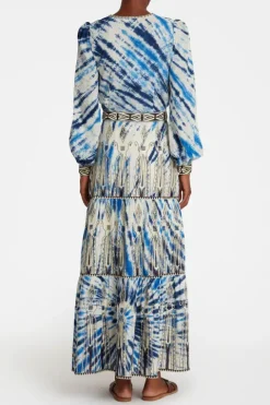 Vera Tie Dye Embroidery Shirt